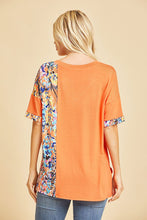 Load image into Gallery viewer, LB Sew In Love Short Sleeve Top - Orange
