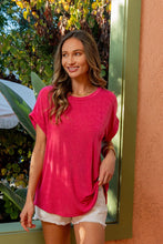 Load image into Gallery viewer, Sew In Love Short Sleeve Relaxed Top
