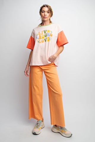 Easel - Color Block Jersey Top