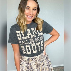 Festivitees - Blame It All On My Roots Soft Graphic Tee