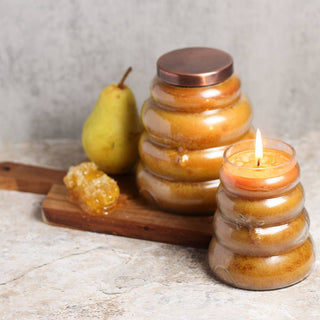 A Cheerful Giver - Beehive Large Candle (30oz.) – Honey Pear Cider