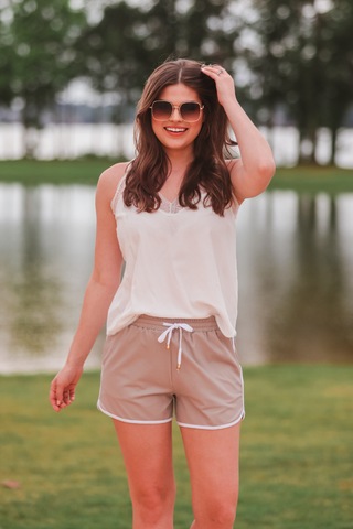 Jess Lea - All Natural Solid Drawstring Everyday Shorts