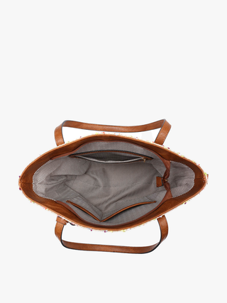 Jen & Co. - August 2 Tone Natural Women's Tote Bag