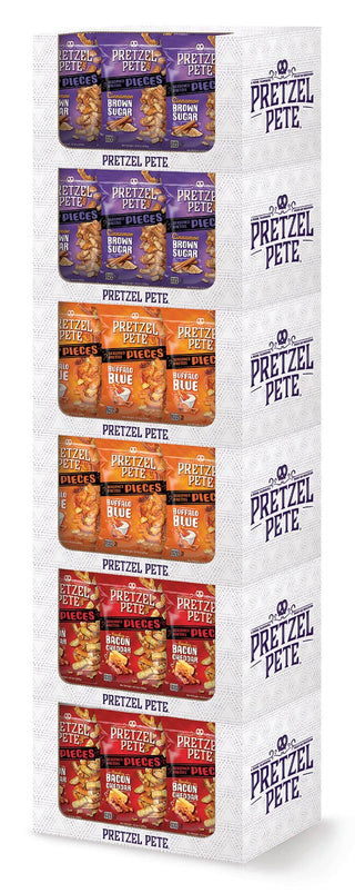 Pretzel Pete - Smokey Bacon Cheddar Pretzel Pieces 9oz