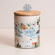Load image into Gallery viewer, A Cheerful Giver - Seasonal Candle (10oz.) - Snowy Winter Village
