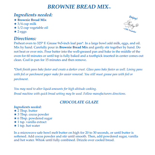 Country Home Creations - Brownie Bread Mix