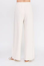 Load image into Gallery viewer, Allie Rose - Bow Embroidered Soft Linen Palazzo Pant
