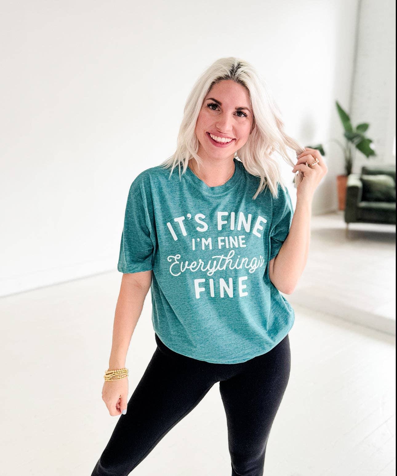 Festivitees - It's Fine, I'm Fine Graphic Tee