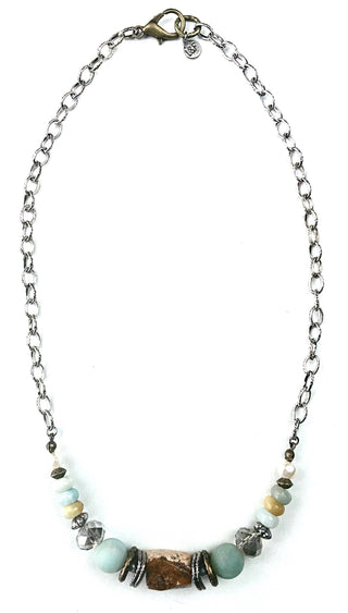 Lost & Found Trading - NK SHORT CENTER BEADED ON CHAIN