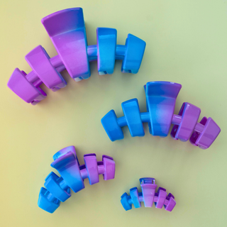 TELETIES - Classic Hair Clip | Tiny | Miami Vice