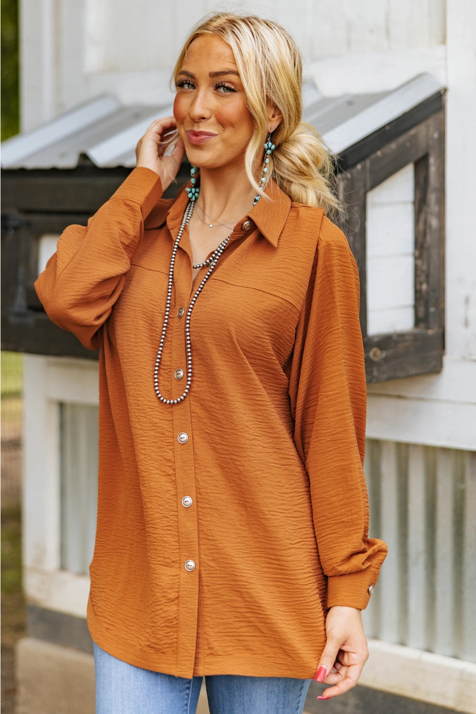 Airy & Relaxed Woven Blouse