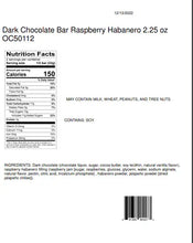 Load image into Gallery viewer, Hammond&#39;s Candies - Candy Bar - Dark Chocolate - Raspberry Habanero - 2.25 oz
