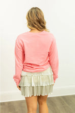 Load image into Gallery viewer, Grace + Emma Glitter Snowman Patch Sweatshirt
