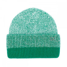Load image into Gallery viewer, CC Two-Tone Heather Stripe Cuff Beanie – Cozy Knit Winter Hat

