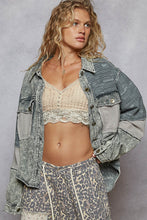 Load image into Gallery viewer, POL Long Sleeve French Terry Contrast Jacket
