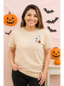 Grace + Emma Half Ghost Half Coffee Graphic Tee