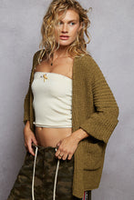 Load image into Gallery viewer, POL Long Sleeve Pockets Solid Sweater Cardigan
