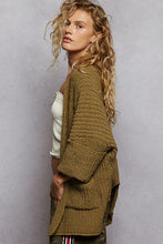 Load image into Gallery viewer, POL Long Sleeve Pockets Solid Sweater Cardigan
