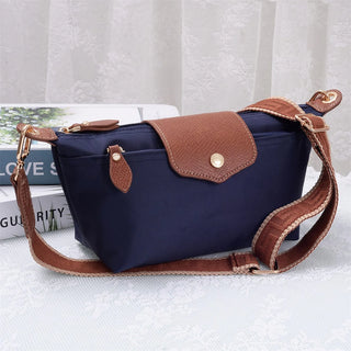 Ciara Nylon Crossbody Bag Navy
