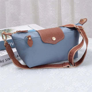 Ciara Nylon Crossbody Bag Slate Blue