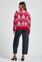Load image into Gallery viewer, Dear Scarlett Christmas Sweater- Red Christmas Tree
