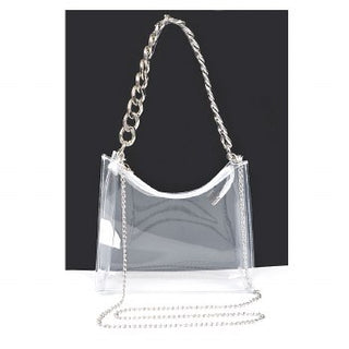 Clear Messenger Shoulder Bag