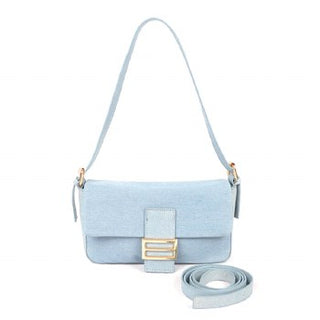 Denim Shoulder Messenger Bag