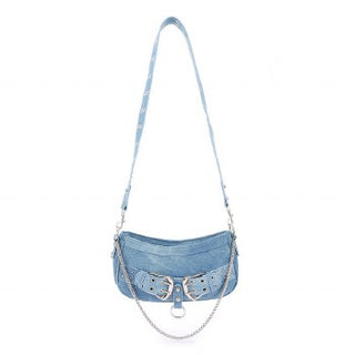 Denim Messenger Bag