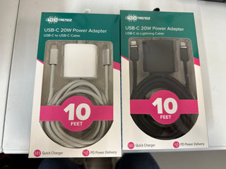 Tech Trendz - USB-C 20W Power Adapter with USB-C to Lightning Cable