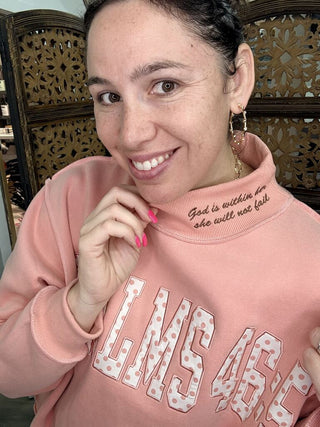 Psalms Reversible Mockneck, Blush