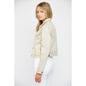 MICA DENIM STRETCH CLASSIC JACKET SAND