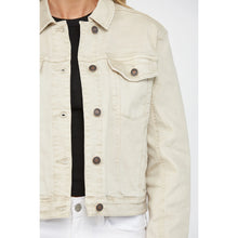 Load image into Gallery viewer, MICA DENIM STRETCH CLASSIC JACKET SAND
