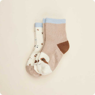 Warmies Plush Crew Socks – Kids’ Crew Sock Set