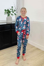 Load image into Gallery viewer, Shirley &amp; Stone Christmas Snowman Pajama – Cozy, Cute, and Camera-Ready
