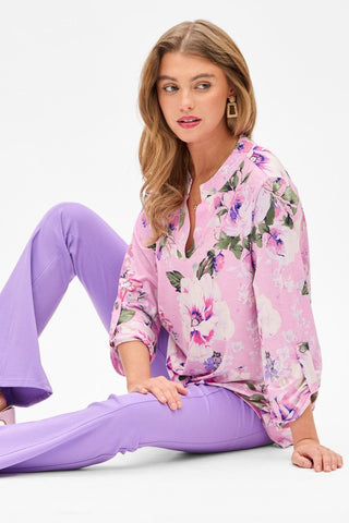 Dear Scarlet Lizzy Blouse Lavender LIZ-C0232