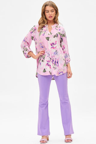 Dear Scarlet Lizzy Blouse Lavender LIZ-C0232