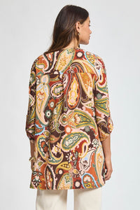 Dear Scarlett Lizzy Cardigan - Chocolate Floral