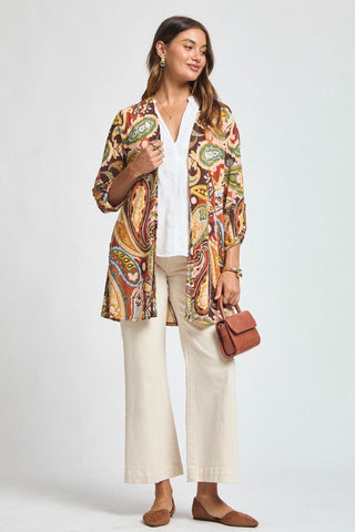 Dear Scarlett Lizzy Cardigan - Chocolate Floral