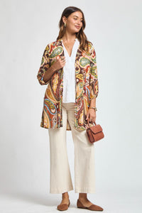Dear Scarlett Lizzy Cardigan - Chocolate Floral