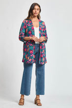 Load image into Gallery viewer, Dear Scarlett Lizzy Cardigan - Teal Floral
