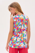 Load image into Gallery viewer, Dear Scarlett Lizzy Tank Aqua LIZT-C0046
