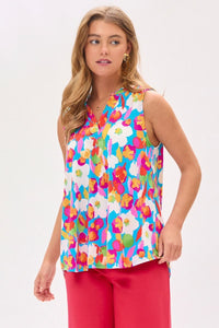 Dear Scarlett Lizzy Tank Aqua LIZT-C0046