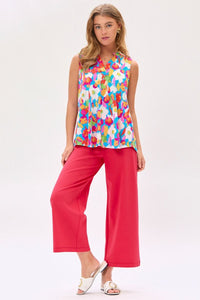 Dear Scarlett Lizzy Tank Aqua LIZT-C0046