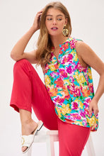 Load image into Gallery viewer, Dear Scarlett Lizzy Tank Aqua LIZT-C0064
