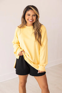 Grace + Emma Micro Fleece Sweatshirt