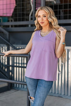 Load image into Gallery viewer, Andree By Unit V Neck Pocket Tank
