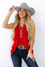 Load image into Gallery viewer, Andree By Unit V Neck Pocket Tank
