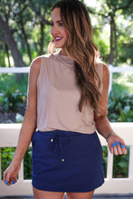 Load image into Gallery viewer, Jess Lea Solid Navy Skort
