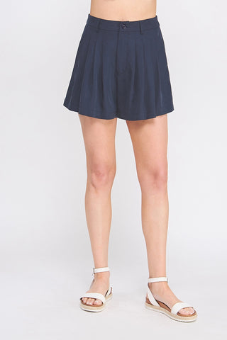 Allie Rose Tennis Short - Navy
