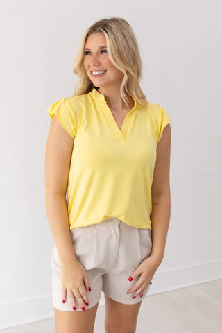 Grace + Emma Nicole V-Neck Blouse